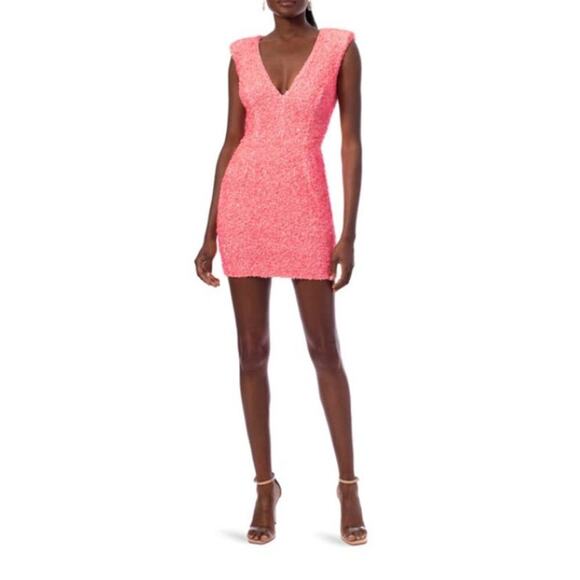 B45 Helsi Jodi Sequin Dress Women Medium Mean Girls Y2K Party Glam Paris Hilton - Picture 2 of 6